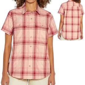 Eddie Bauer Women's Short Sleeve UPF 50+ Adventure Moisture Wicking Top Size L